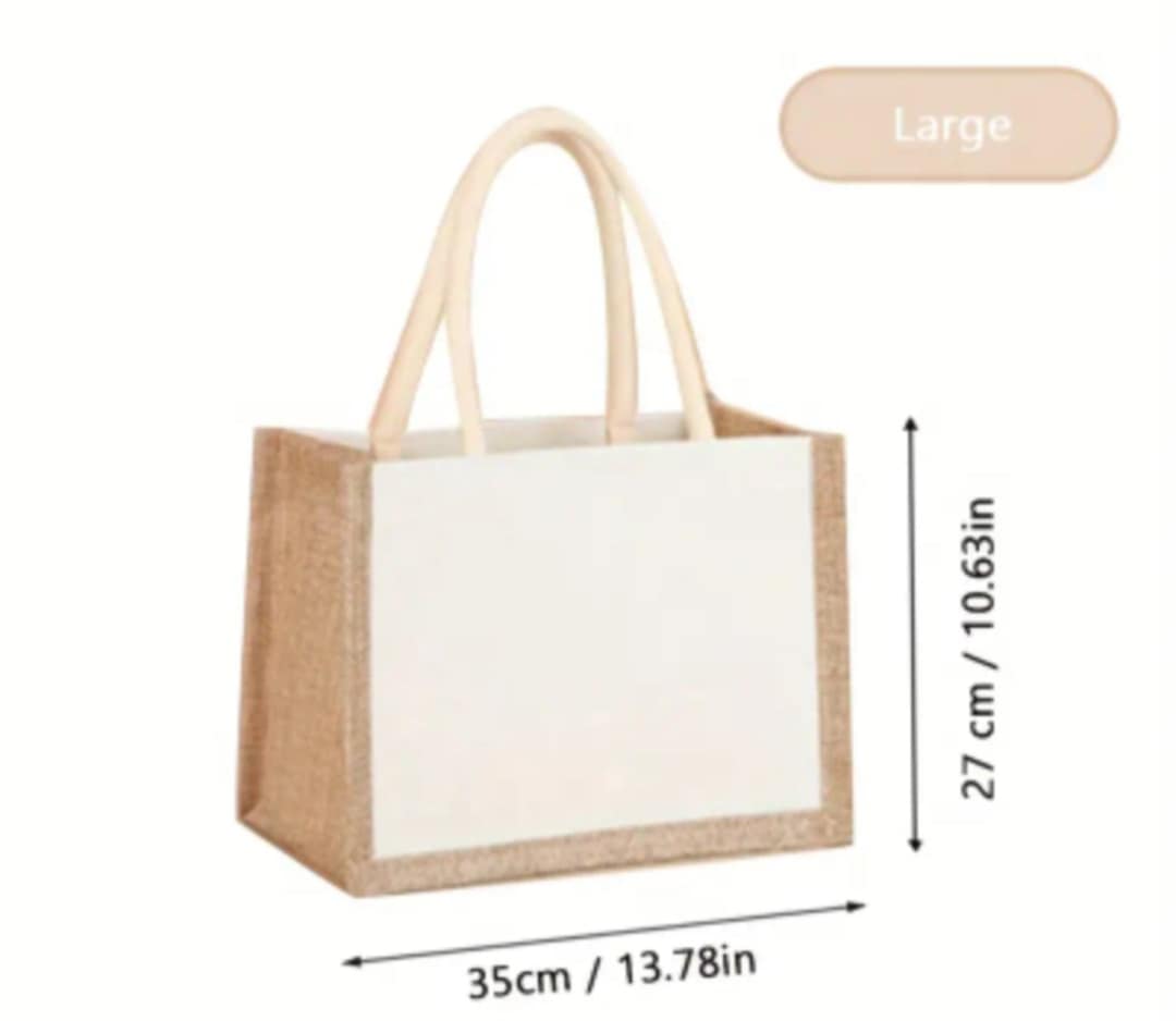 Sac en toile de jute (grand)