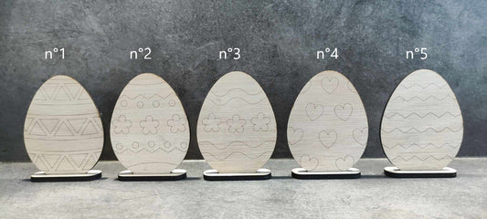 Oeuf de Pâques (à colorier)