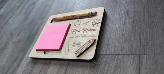 Support post-it avec stylo