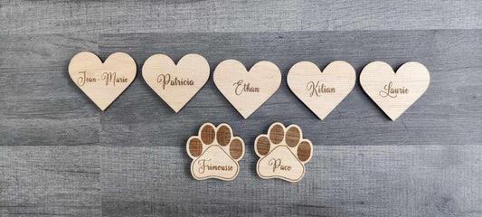 Prénoms séparés uniquement