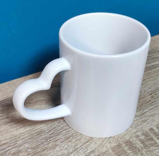 Mug poignée coeur