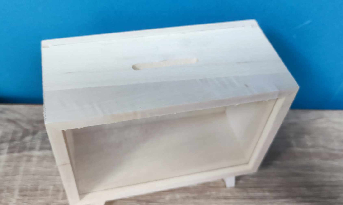 Tirelire avec plexi
