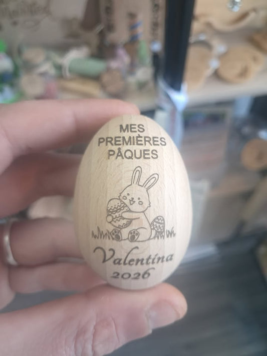 Oeuf en bois