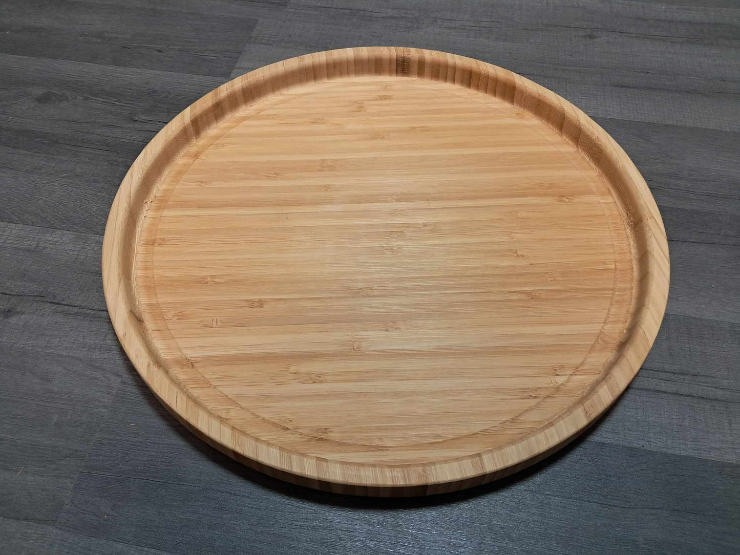 Plateau rond en bois à personnalisé - hariibo créations