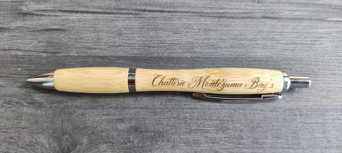 Stylo cadeaux entreprise CSE clients collaborateurs en bois