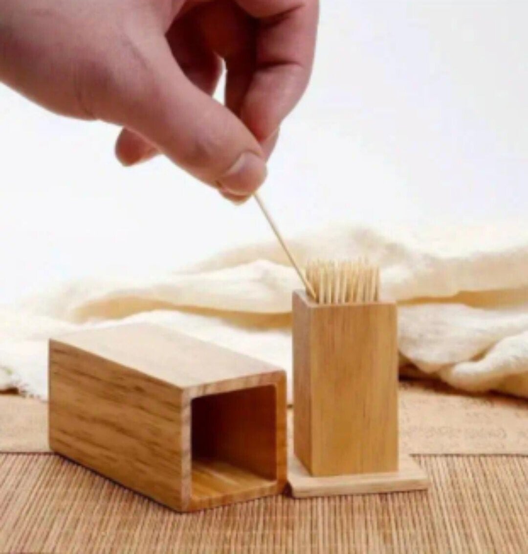 Boite à cure-dents (bois)