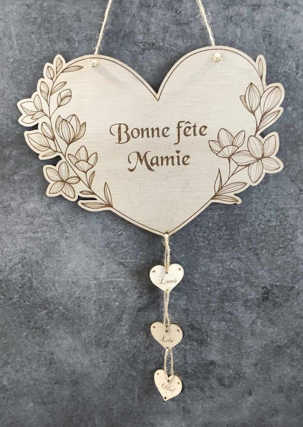 Coeur avec motif