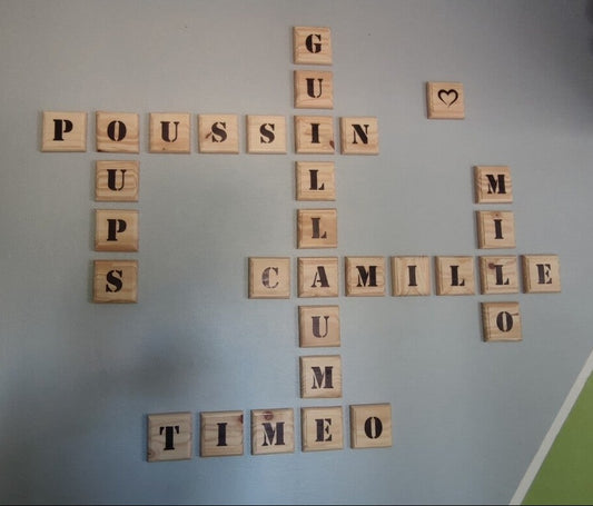 Scrabble mural