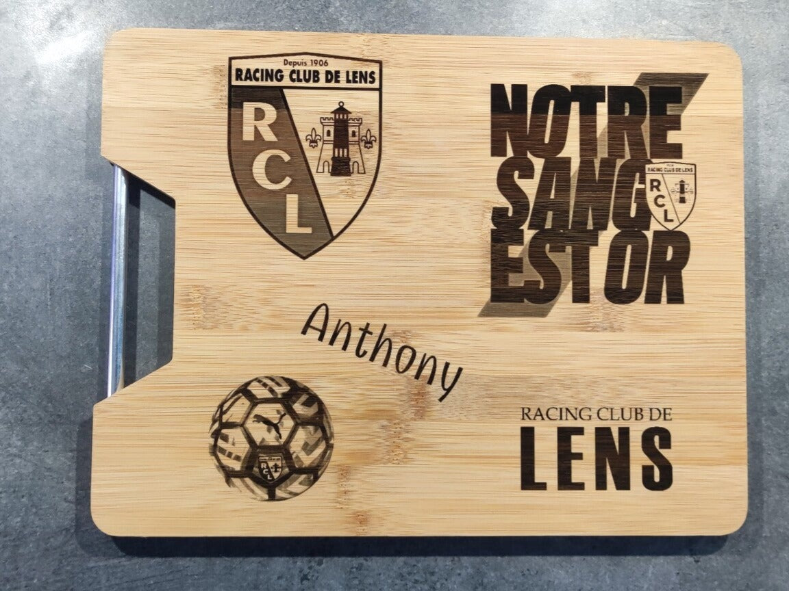 Planche apéro avec barre de fer