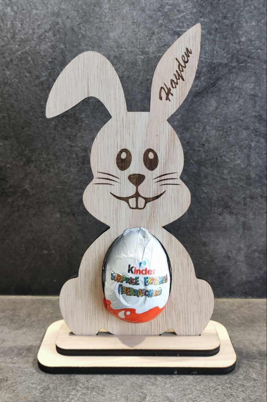 Lapin avec Kinder Suprise