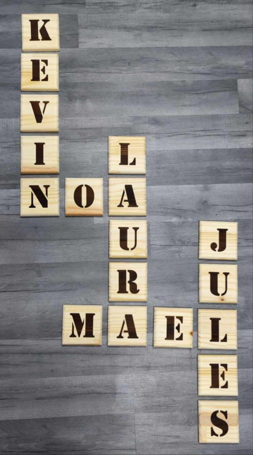Scrabble mural