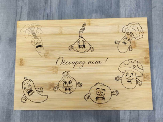 Planche a découper avec tiroir