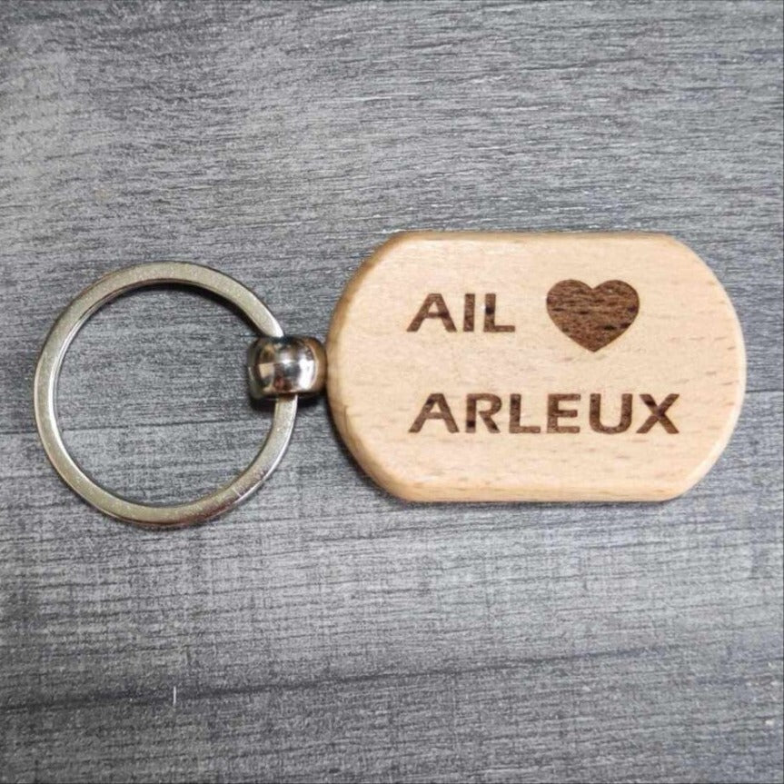 Porte clef ovale