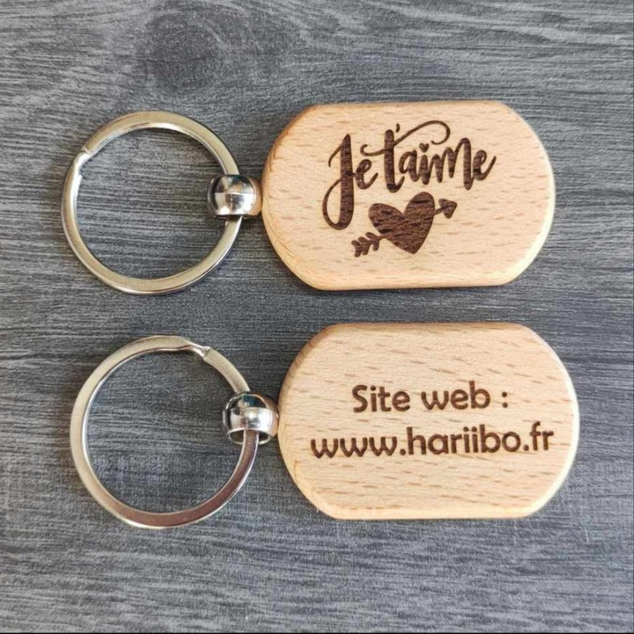 Porte clef ovale