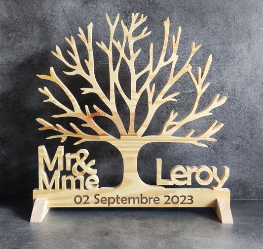 Arbre de vie avec bulles et prénoms