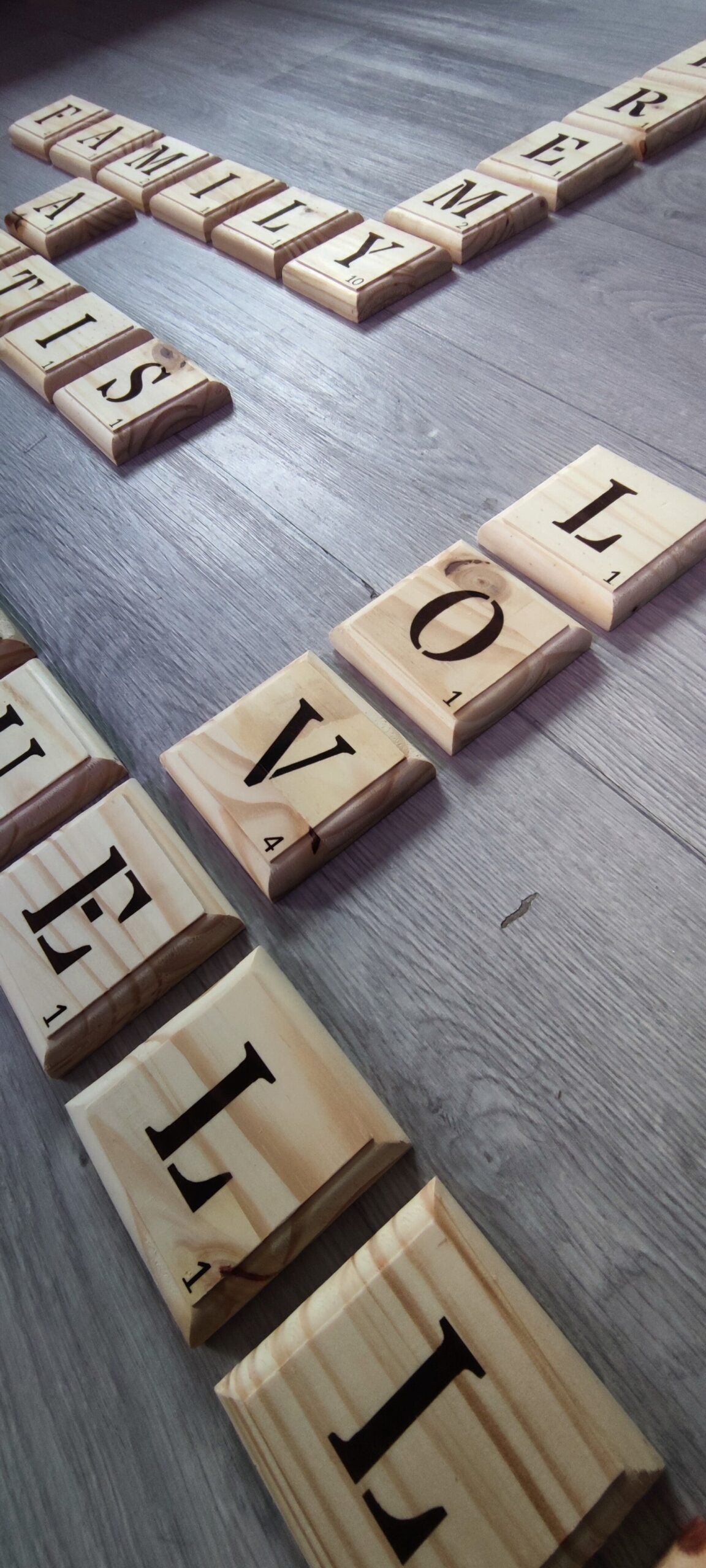 Scrabble mural
