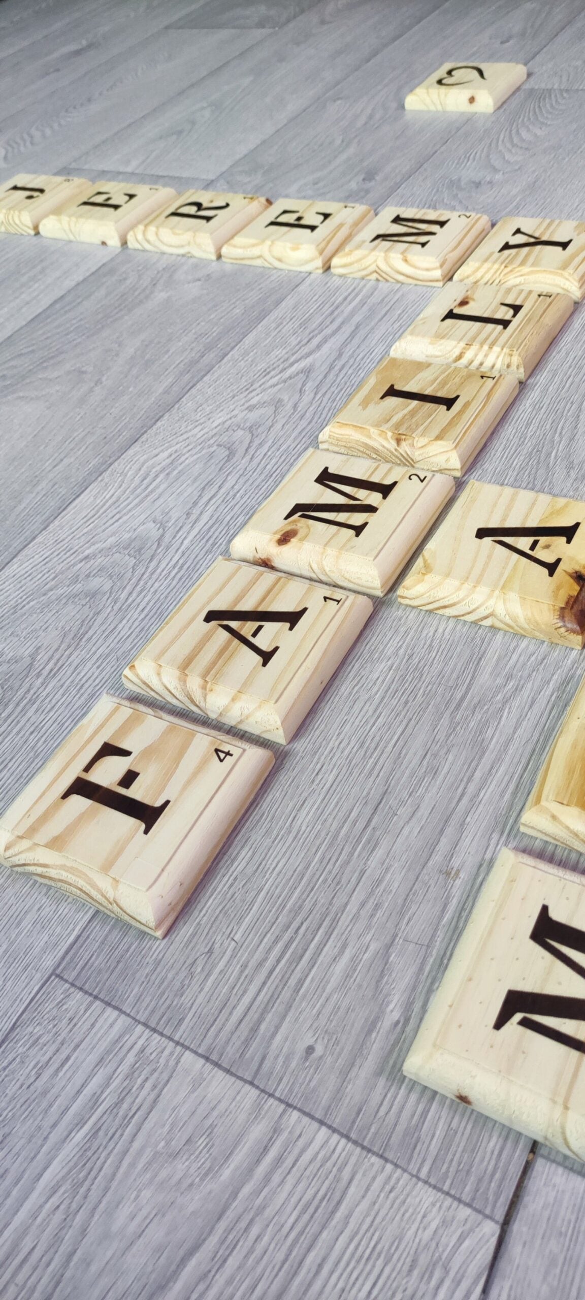 Scrabble mural