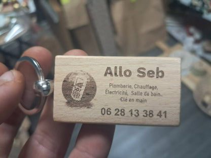 Porte clef rectangle