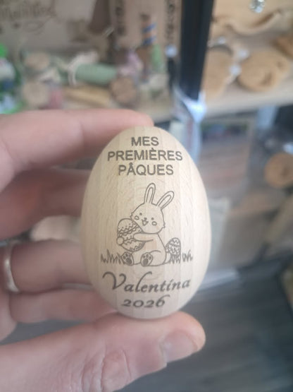 Oeuf en bois