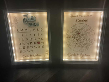 Cadre en bois personnalisable