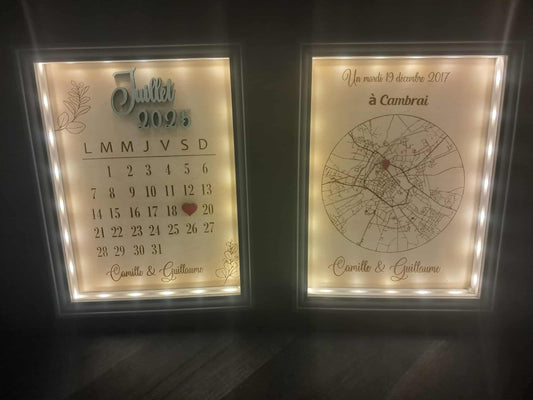 Cadre en bois personnalisable