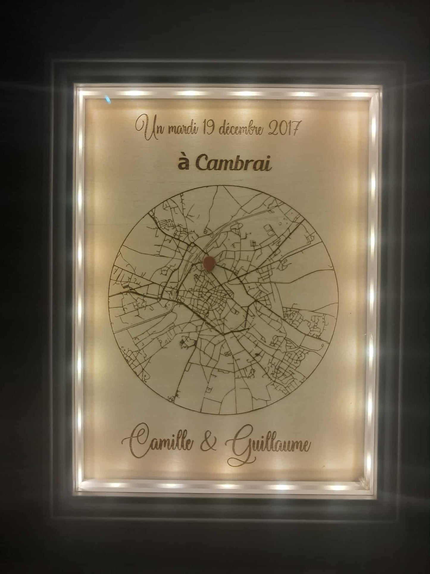 lieu de rencontre personnalisé en bois