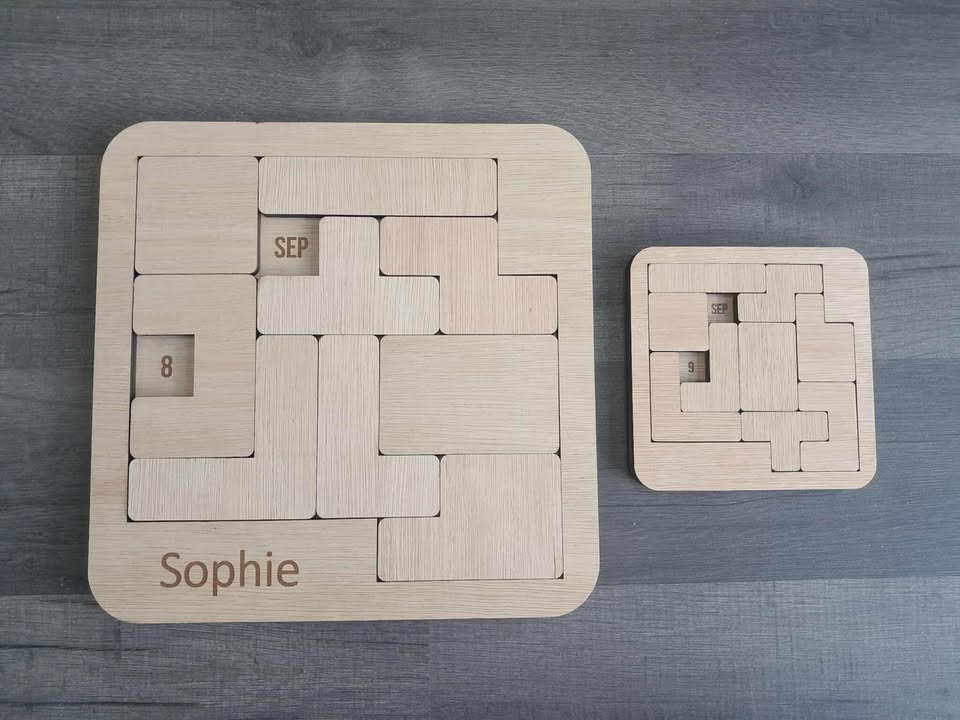 Calendrier 365 jours en bois 