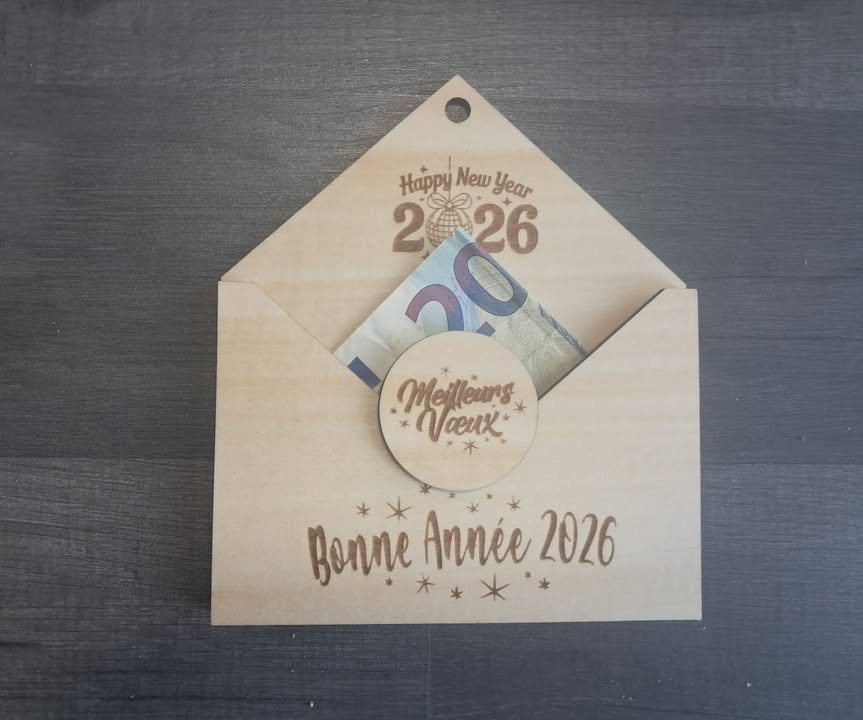 Idee voeux 2026 carte cadeau