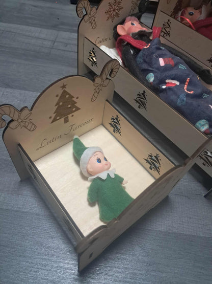 Lit pour le bébé lutin