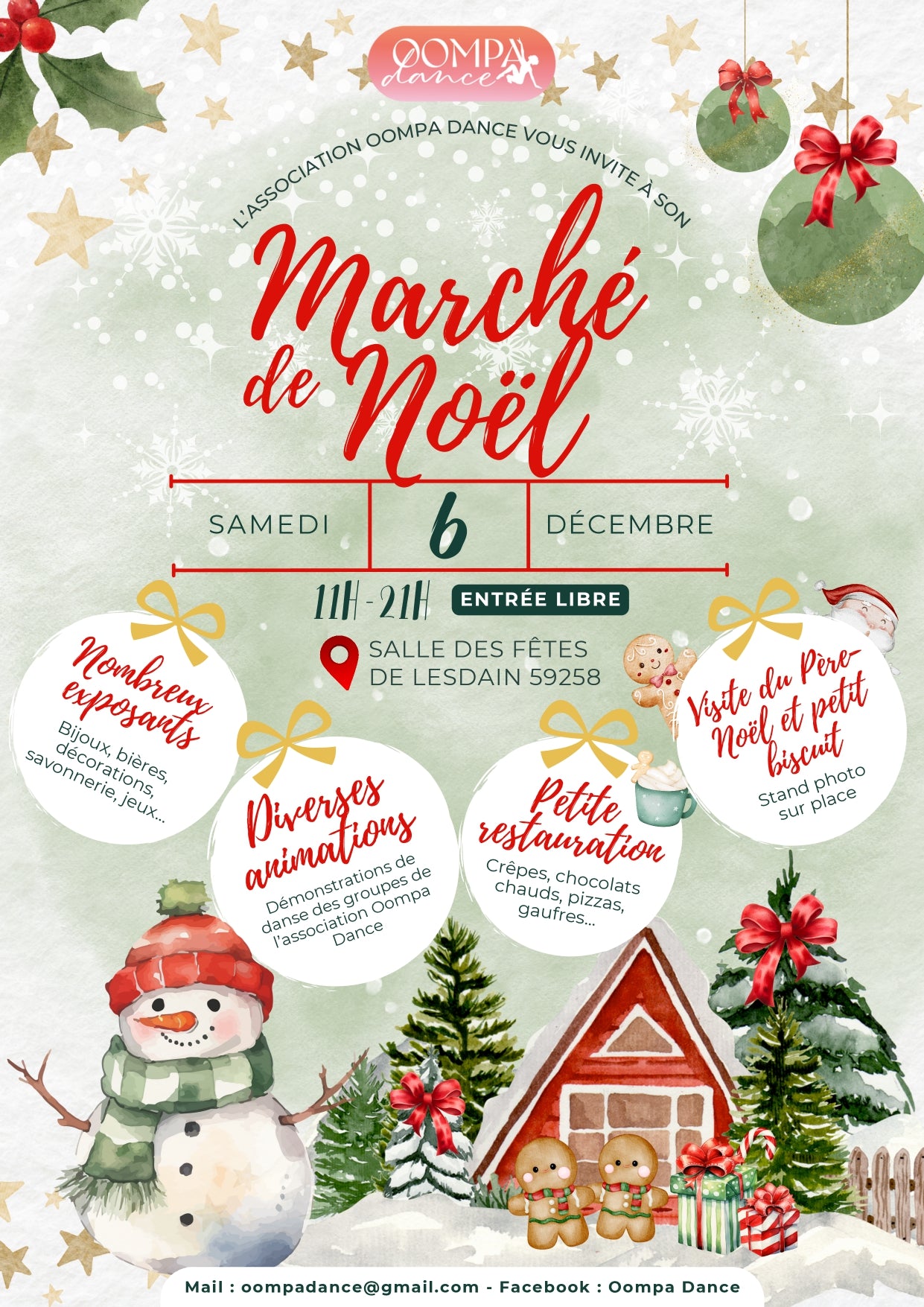 marché de Noël lesdain créations bois