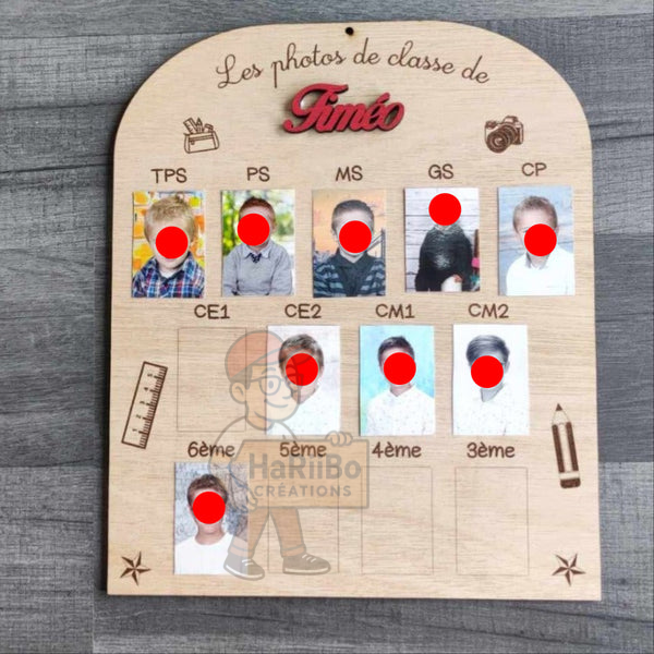 souvenirs ecole photo bois