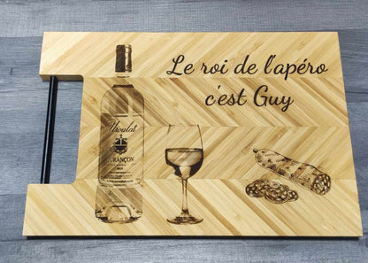 Bouteille de vin rosé blanc personnsalisée