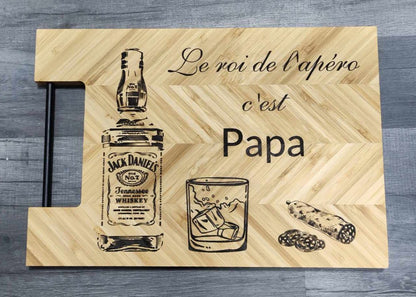 Planche bambou apero cadeau offrir
