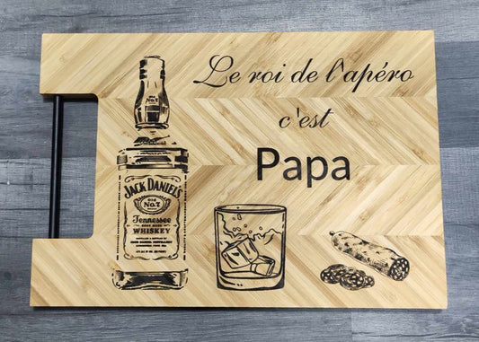 Planche bambou apero cadeau offrir