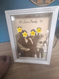 Famille photo cadre eclairage