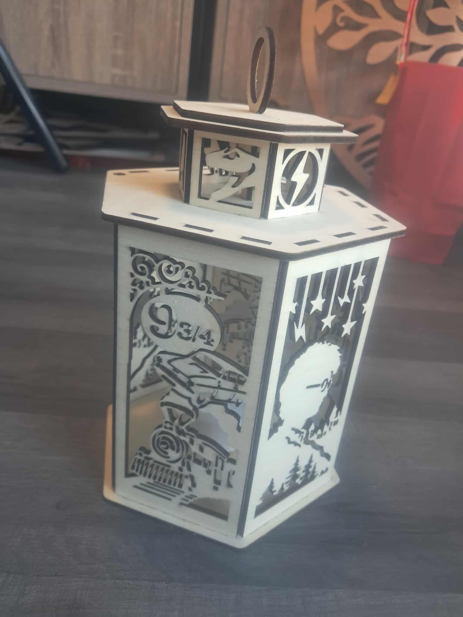 Lanterne décoration bois