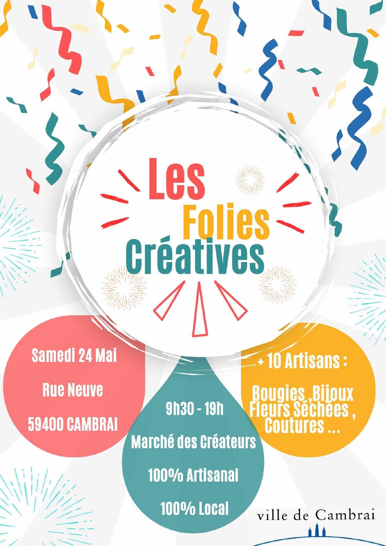 Marché les folies créatives 24 mai 2025