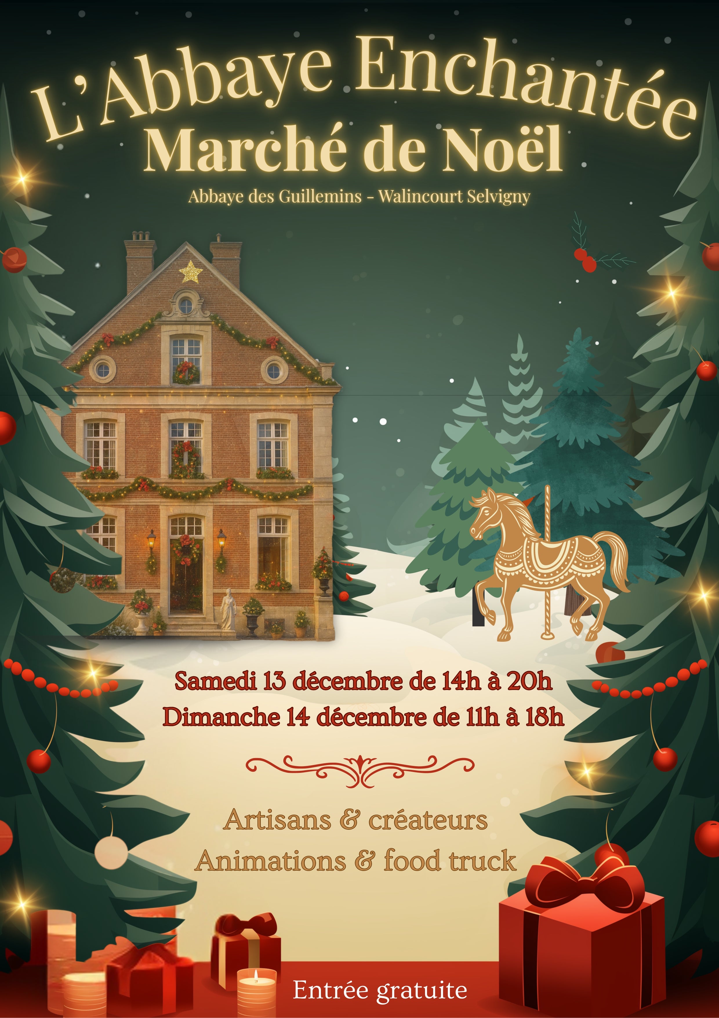 13 et 14 decembre 2025 marché de noël