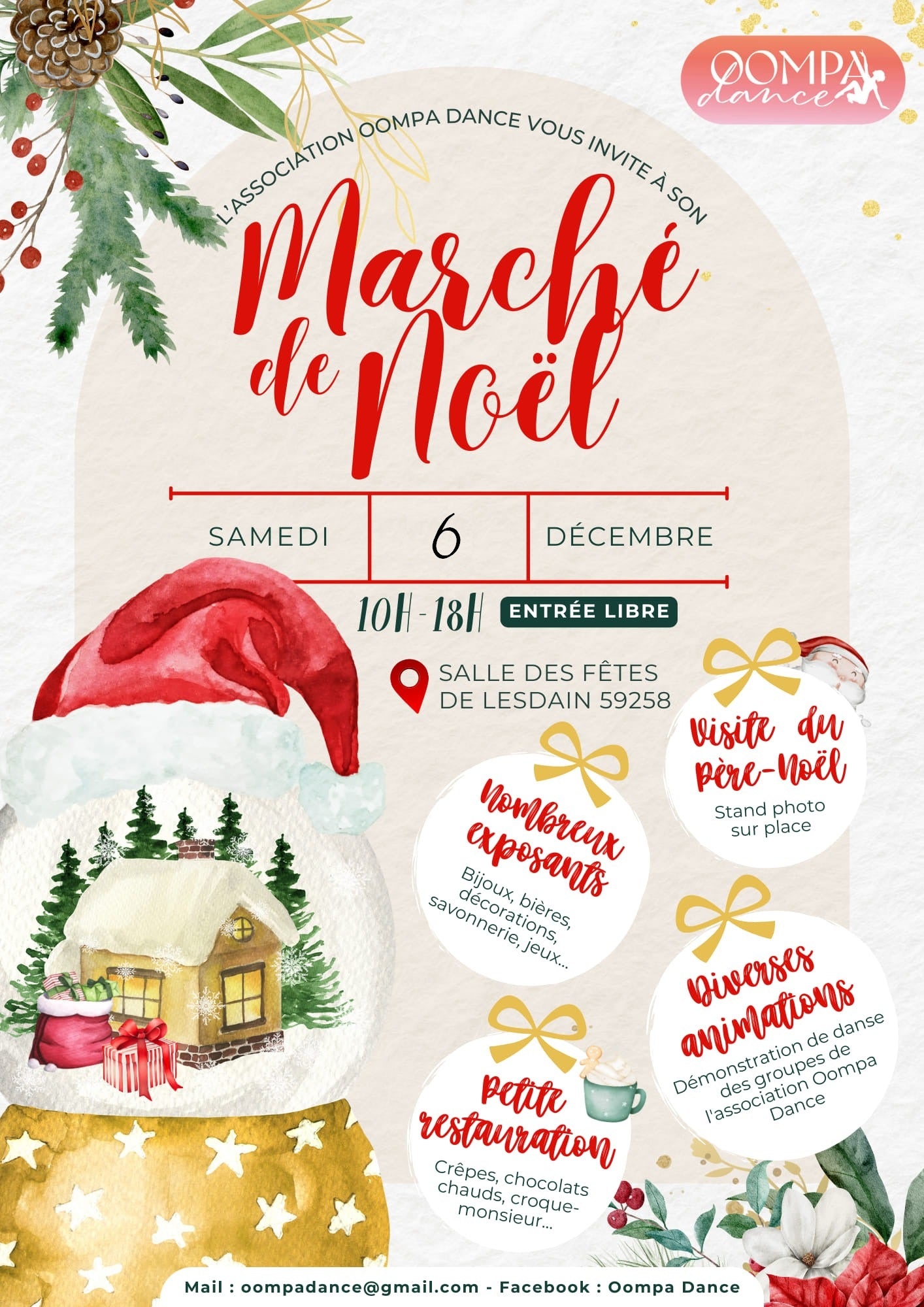 Ooompa dance Marché de Noël 6 decembre 2025