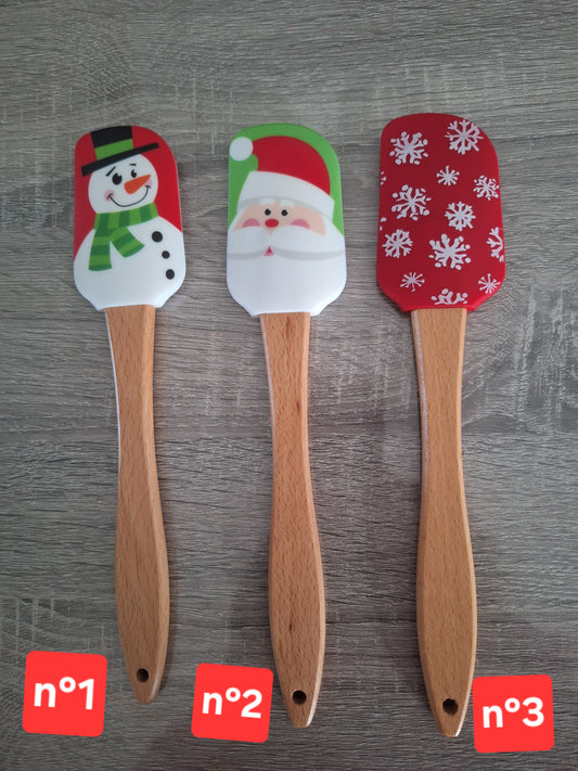 Spatule en bois Noël